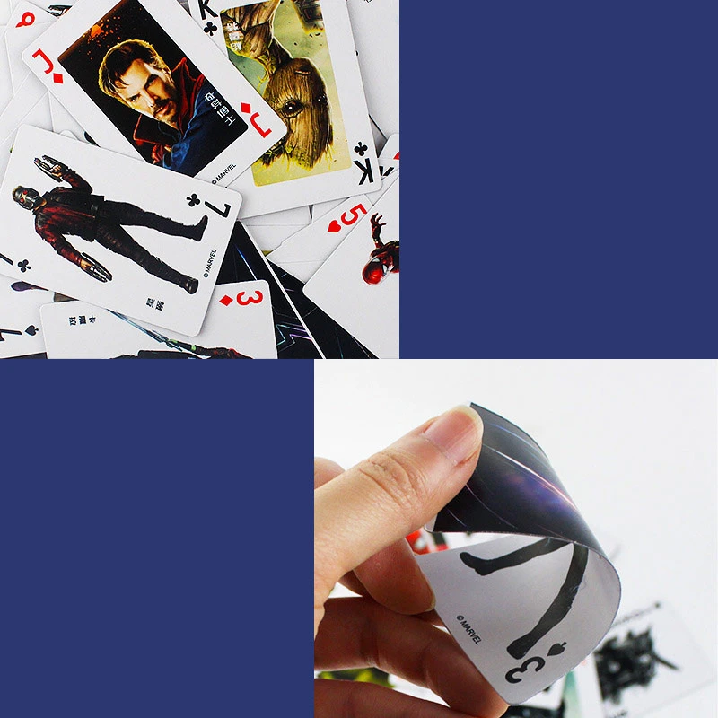 Disney Frozen 2 и Мстители креативные бумажные игры в покер кэжуал настольная карточная