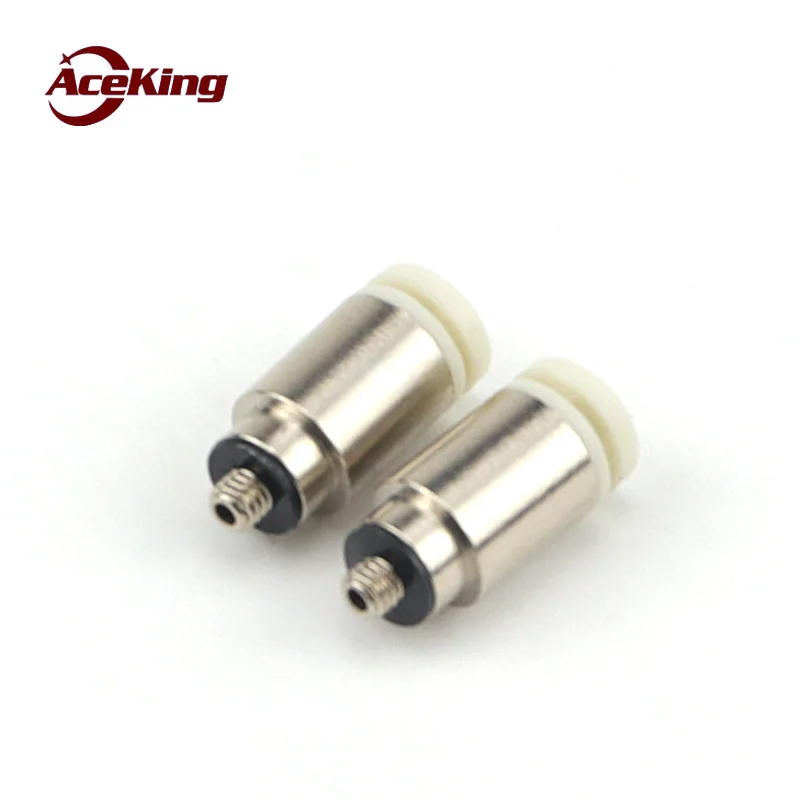 10 шт. Белое Мини соединение воздушной трубки AceKing резьбовой медный