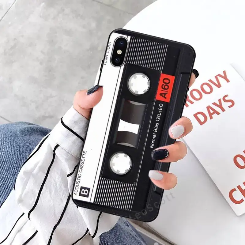 

Magnetic tape Phone Case for iPhone 11 12 mini pro XS MAX 8 7 6 6S Plus X 5S SE 2020 XR