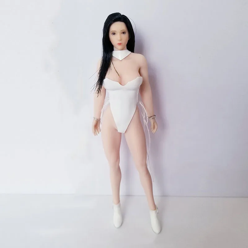 

1/12 Scale Women Solider Figure Solid High Heel Boots Shoes Model for 6 '' Female Action Figure Accessory Doll