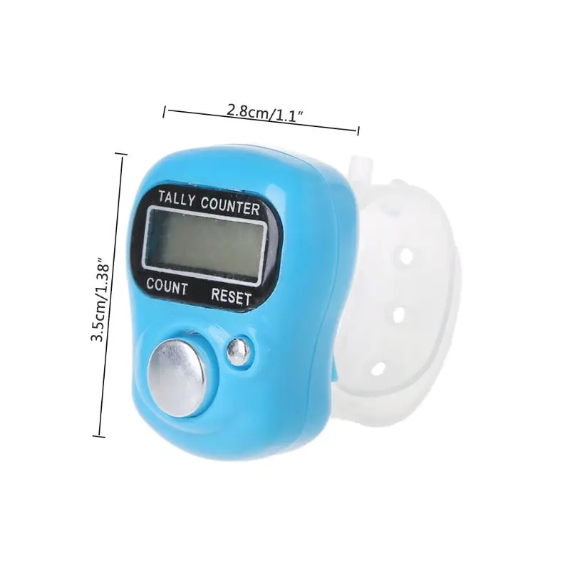 

Mini Stitch Marker And Row Finger Counter LCD Electronic Digital Tally Counter For Sewing Knitting Weave Tool Finger Counter