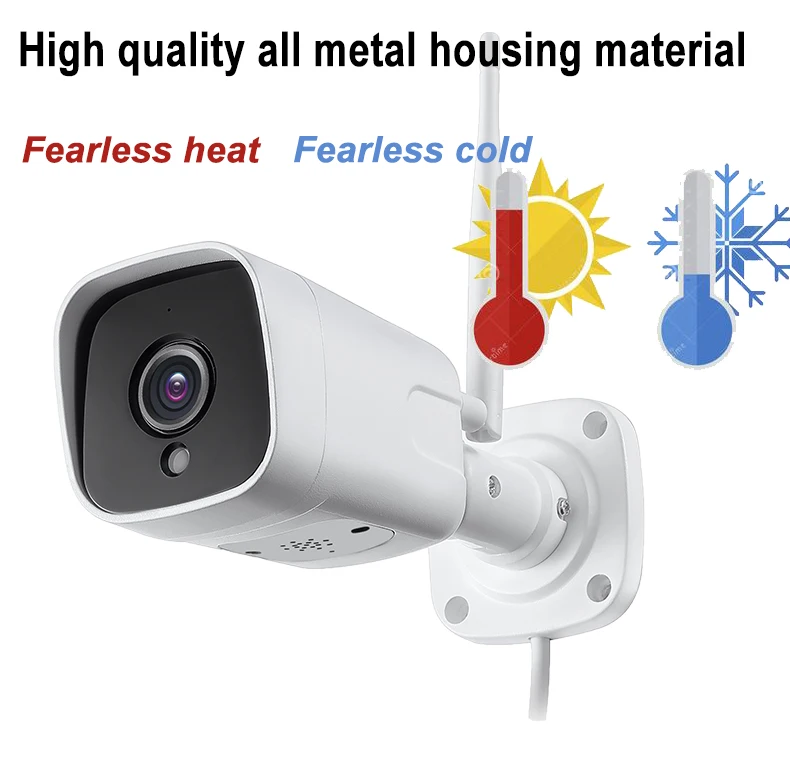 Wi-Fi IP камер наружного и внутреннего Камера 1080P 5MP sony Сенсор приложение Camhi микрофона динамика оповещение при обнаружении движения, работает от сети IP Камера