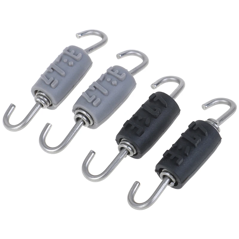 

2PCS Universal Motorcycle Stainless Steel Spring Hooks Hooking Engine Accessories