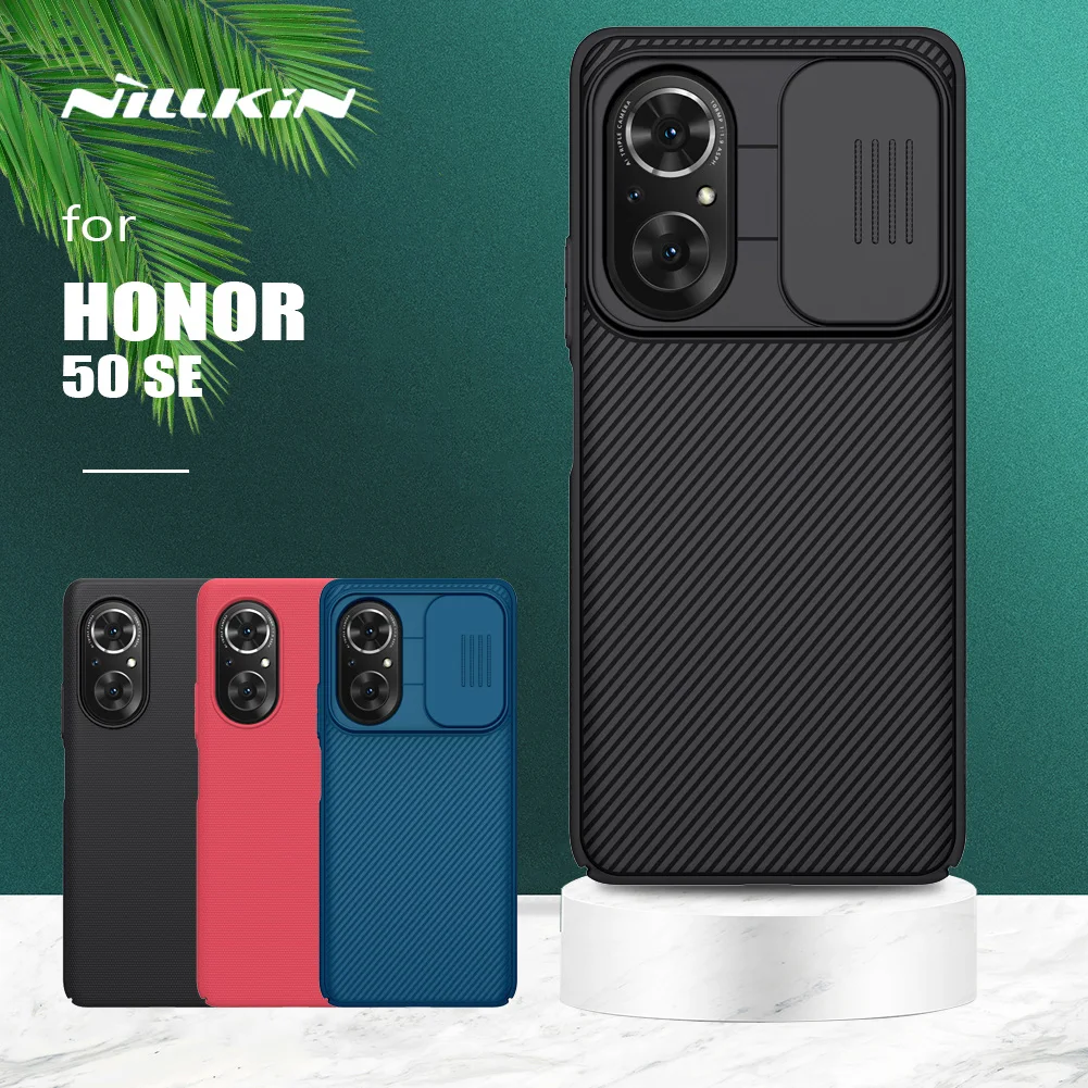 

Чехол для Huawei Honor 70 50 Pro Plus, чехол Nillkin CamShield, чехол для слайдер камеры, тонкий матовый чехол для Honor 50 SE 50 Pro, чехол
