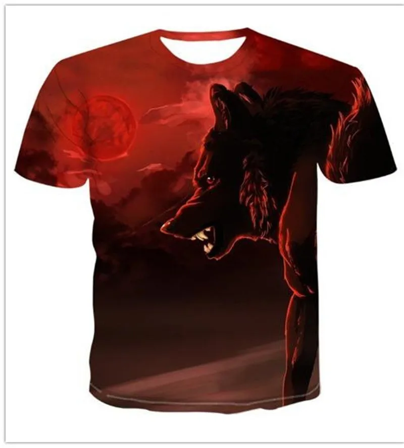 

2021New Hip hop 3D Print Animal Cool Funny T-Shirt Men Short Sleeve Summer Tops Tee Shirt T Shirt Male Fashion tshirt Male