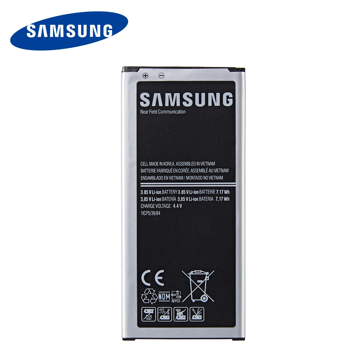 SAMSUNG-bater&iacute;a original de EB-BG850BBE/BBU para m&oacute;vil, pila de 1860mAh para Samsung Galaxy Alpha G850, G850A, G850W/S/Y/K/M, G8508S, G8509V, NFC-3