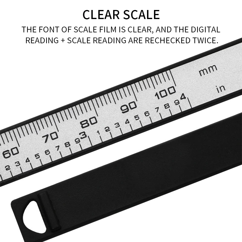 

0-150MM LCD Digital Calipers Electronic Digital Vernier LCD Screen Caliper Millimeter Conversion Micrometer Ruler Measuring Tool