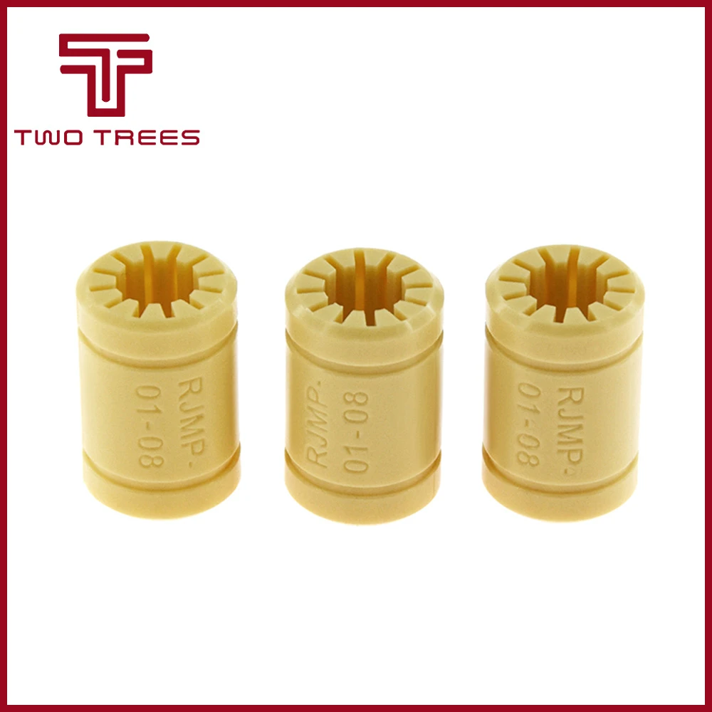 4 шт. RJMP 01 08 сплошной полимерный LM8UU линейный подшипник 8 мм вал CNC пластиковая