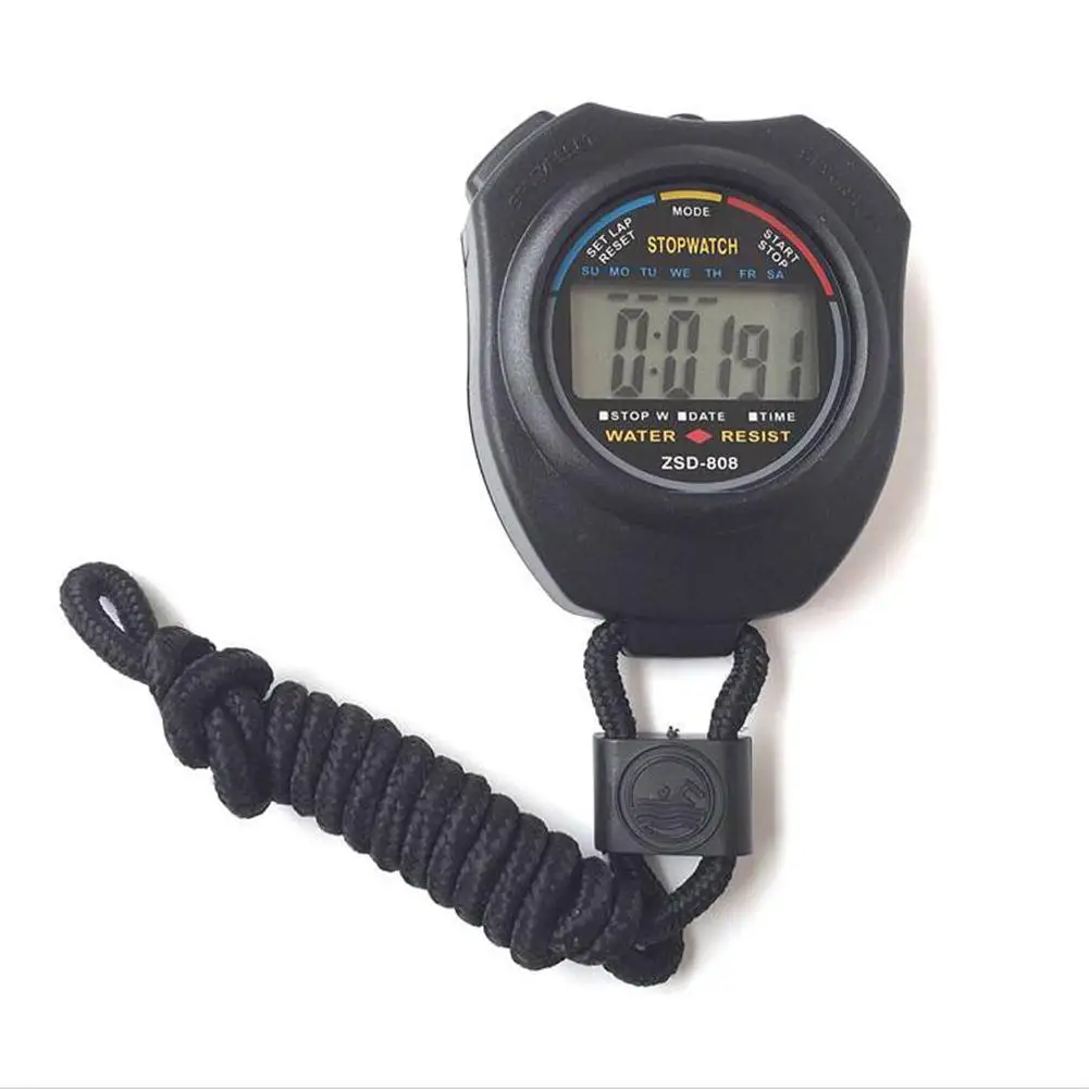 Hobbylan черный классический цифровой профессиональный ручной ЖК-хронограф