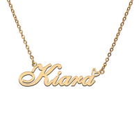 god with love heart personalized character necklace with name kiara for best friend jewelry gift