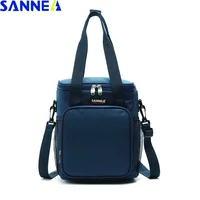 sanne 9l new design insulated cooler bag waterproof thermo bag ice frosted fabric portable bag thermal multifunction lunch bag