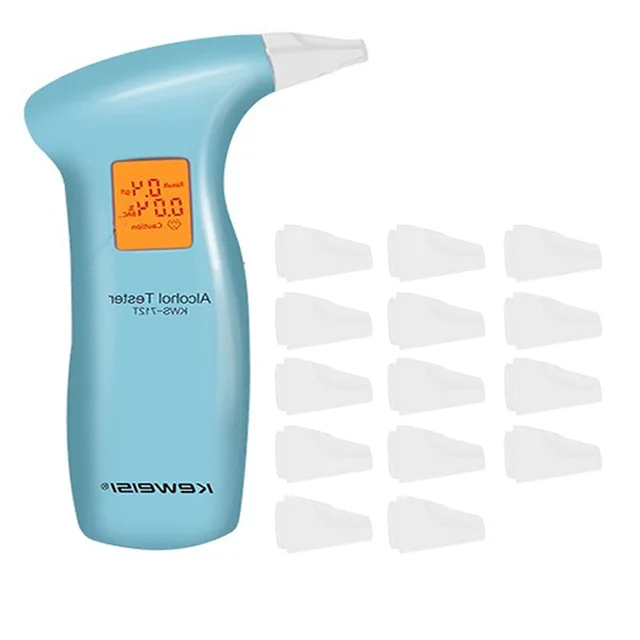 Анализатор дыхания с 15 мундштуками и ЖК-дисплеем | Автомобили мотоциклы