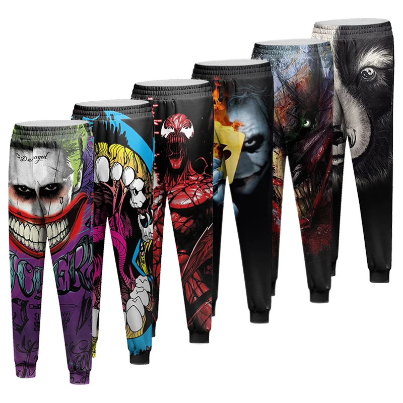 Брюки Cody Lundin мужские с 3d принтом модные повседневные леггинсы эластичным поясом