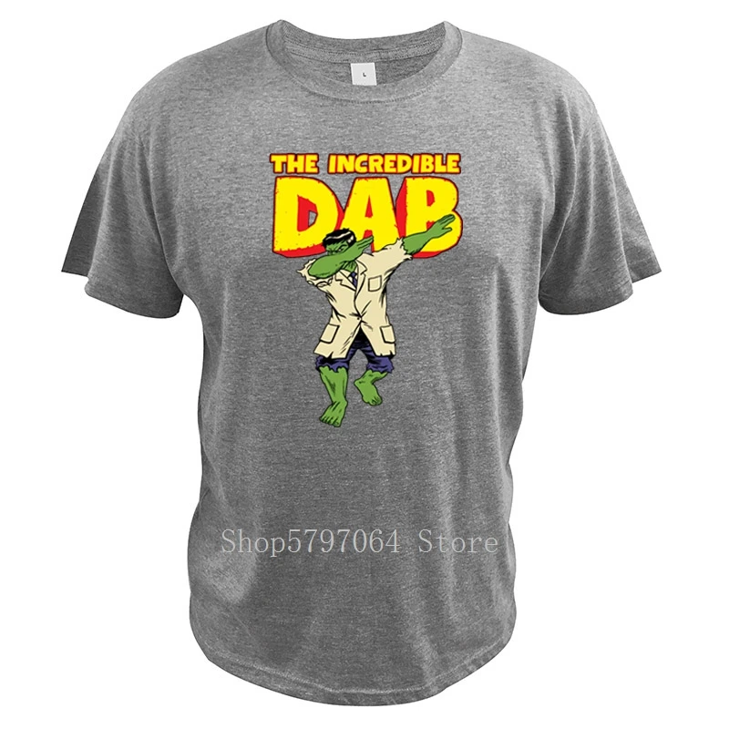 Футболка с Халком забавный супергерой танцующий невероятный даб Camiseta Comic Homme
