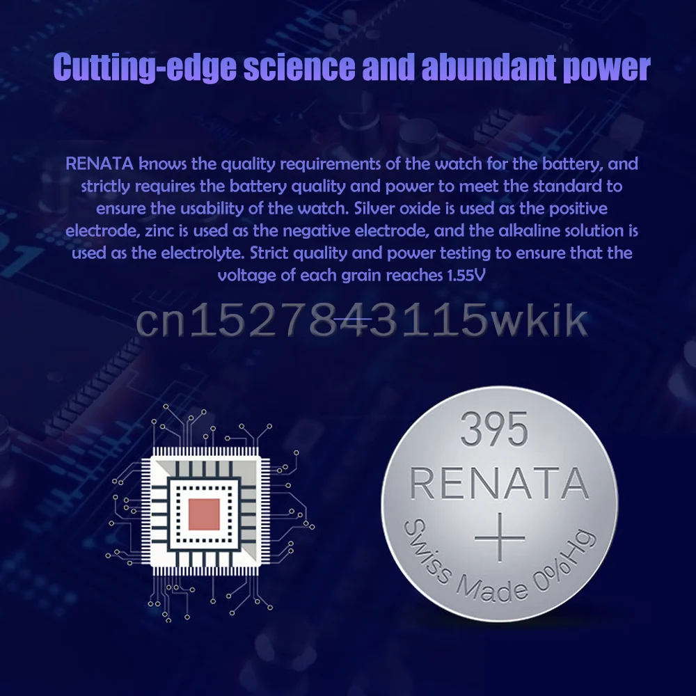 5 шт./лот Renata 397 100% оригинал абсолютно новый долговечный SR726SW 1 55 в швейцарская