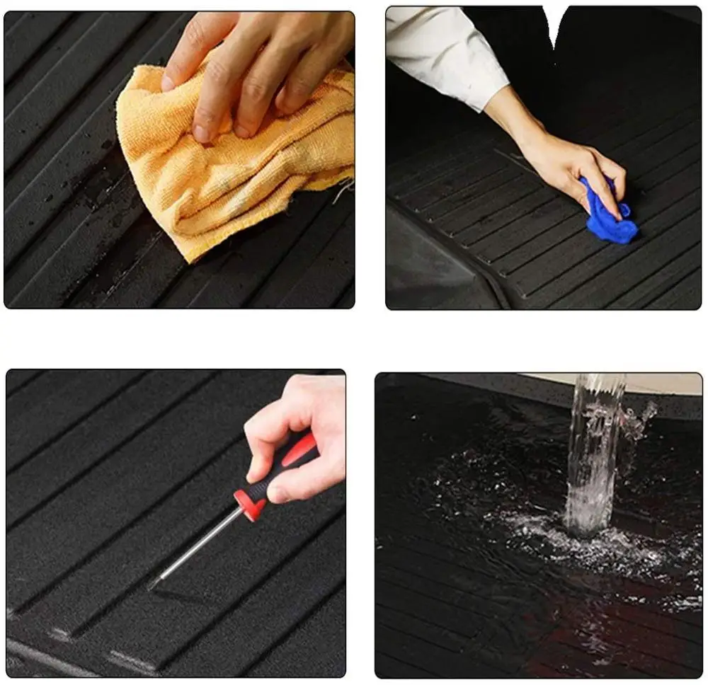 

XEILK Car Rear Cargo Liner Trunk Tray Floor Mat for Mercedes Benz S Class 2011-2013