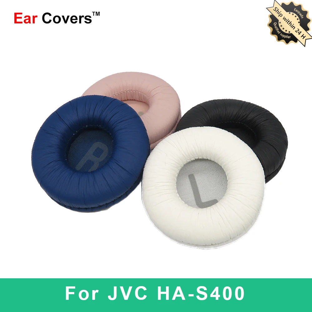 Earpads para Jvc Fones de Ouvido Fone de Ouvido Almofada de Couro do Plutônio Substituição ha S400 Ha-s400