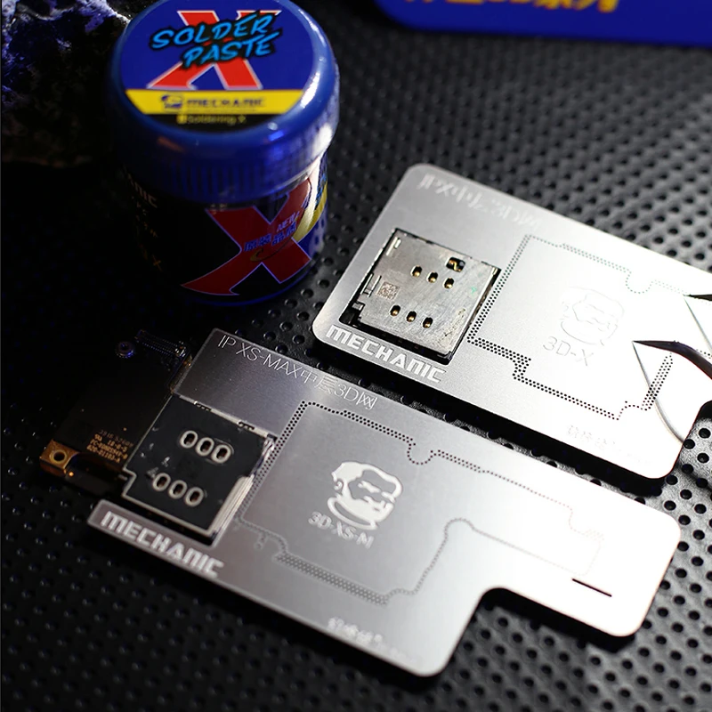 Набор трафаретов MECHANIC BGA стальная Оловянная платформа для промежуточного слоя