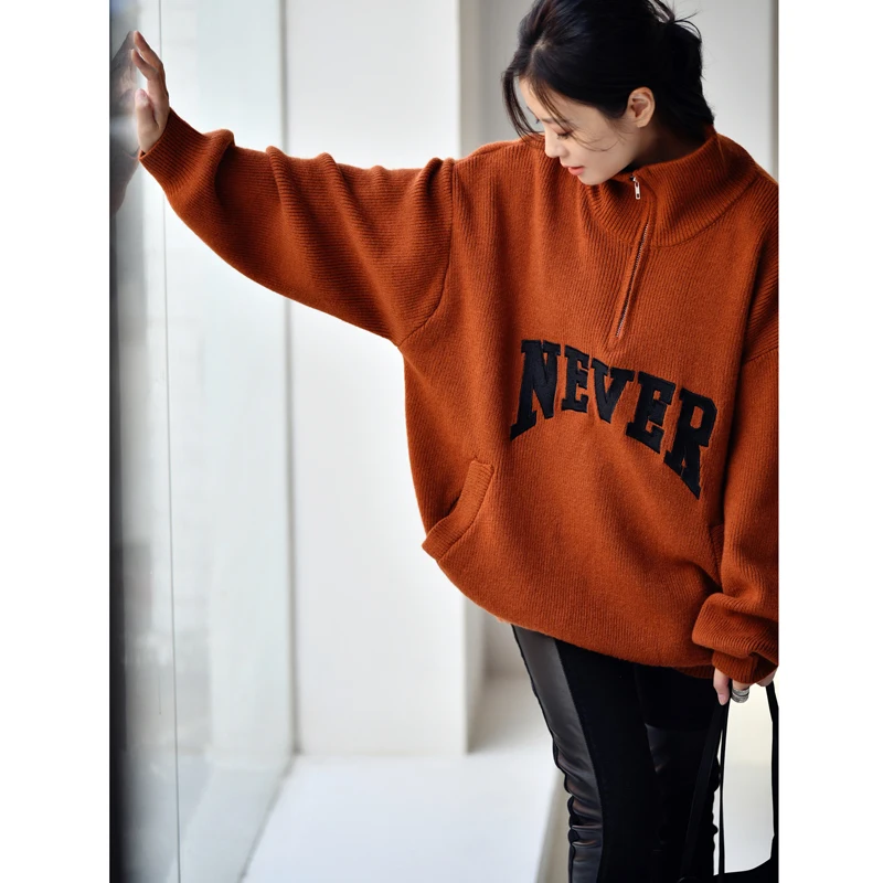 MICOCO M0566C литература и искусство Повседневный обтягивающий вышитый букв свободный