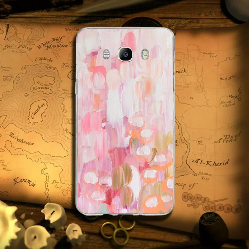 Soft TPU Mobile Phone Cases for Samsung Galaxy A3 A5 A7 A8 A9 2016 2017 2018 Star Pro Core Shell Leaf Broken Flower | Мобильные