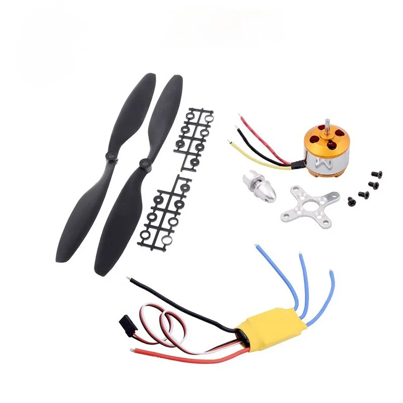 

A2212 1000KV 2200 Brushless Outrunner Motor +SimonK 30A ESC+1045 Propeller(1 Pair) Quad-Rotor Set for RC Aircraft F450 DIY