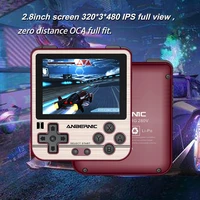 retro games 16g64g 5000 games 2 8inch ips screen retro mini handheld game console 280v for adults child