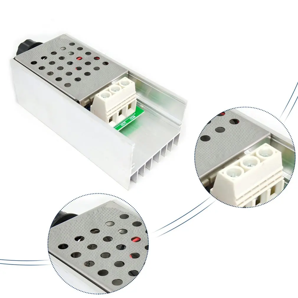 

10000W 25A Speed Controller High Power SCR Voltage Regulator Dimmer Switch Speed Temperature Control Thermostat AC 110V 220V