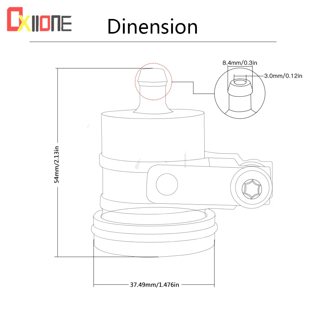 Бак для мотоцикла масляная чаша тормозная муфта жидкость крышка резервуар