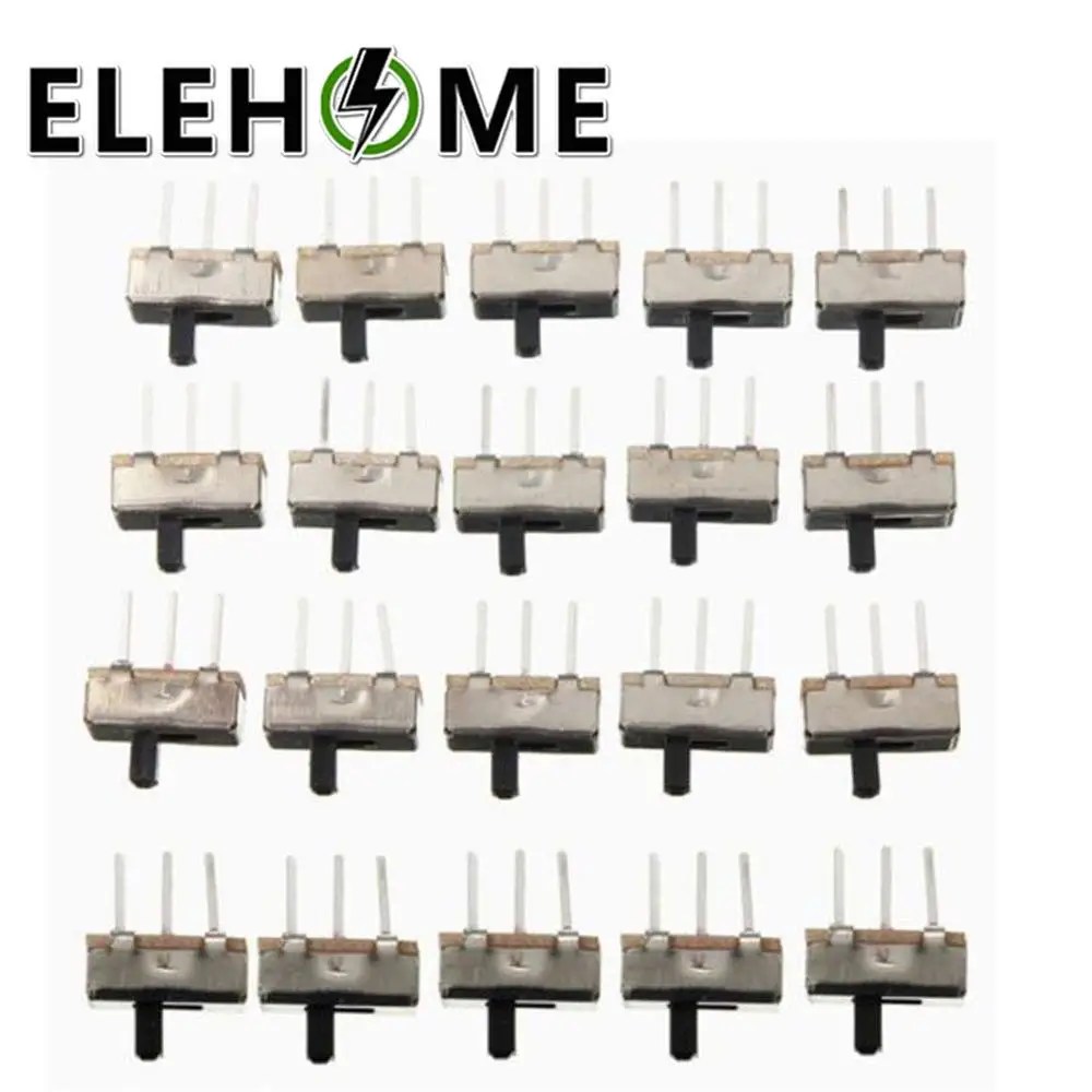 10 шт. SS12D00G3 скользящий переключатель 2 положения SPDT 1P2T 3Pin PCB панель мини