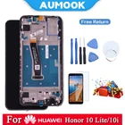 ЖК-дисплей AUMOOK AAA +++ для Huawei Honor 10 Lite с сенсорным экраном и рамкой для Honor 10i, ремонтная деталь, ЖК-дигитайзер в сборе