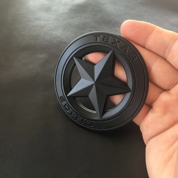 1 шт., 3D металлическая эмблема «Texas Edition», щит, пентаграмма, эмблема, значок, автомобильный крыло, наклейка на боковой корпус для Wrangler Liberty Grand, автомобильный Стайлинг