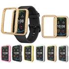 Защитный чехол из поликарбоната с алмазным покрытием для Huawei Watch Fit, чехол для смарт-часов, аксессуары для Huawei Honor Watch ES, чехол
