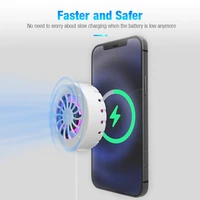 15W Magnetic Wireless Charger with Cooler Radiator for Magsafe iPhone mini pro max Fast Wireless Charging Cooling Fan