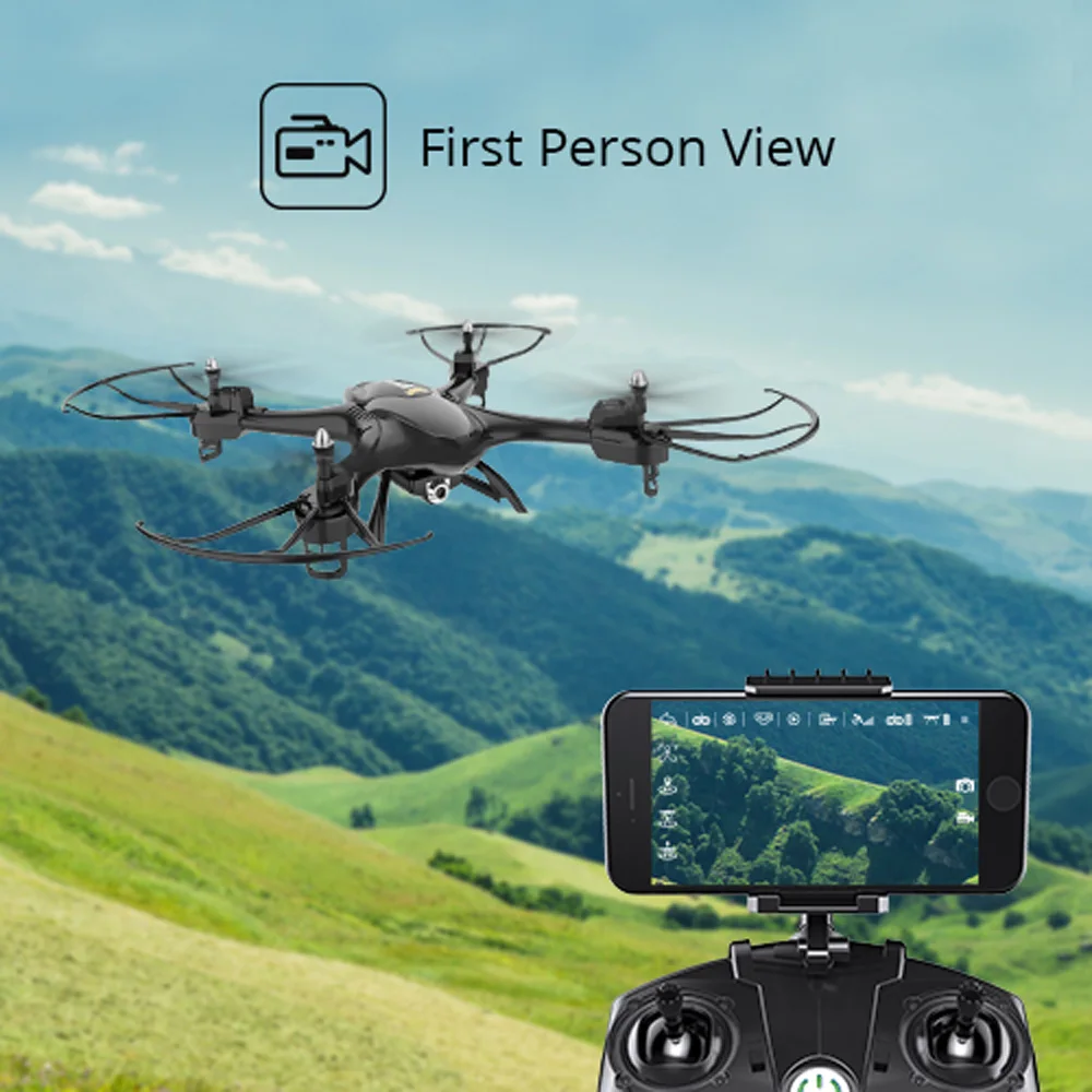 Holy Stone HS200 Радиоуправляемый Дрон с 720P HD камерой FPV Wi-Fi Радиоуправляемый вертолет Профессиональный высота удержания Дрон Радиоуправляемый квадрокоптер Квадрокоптер