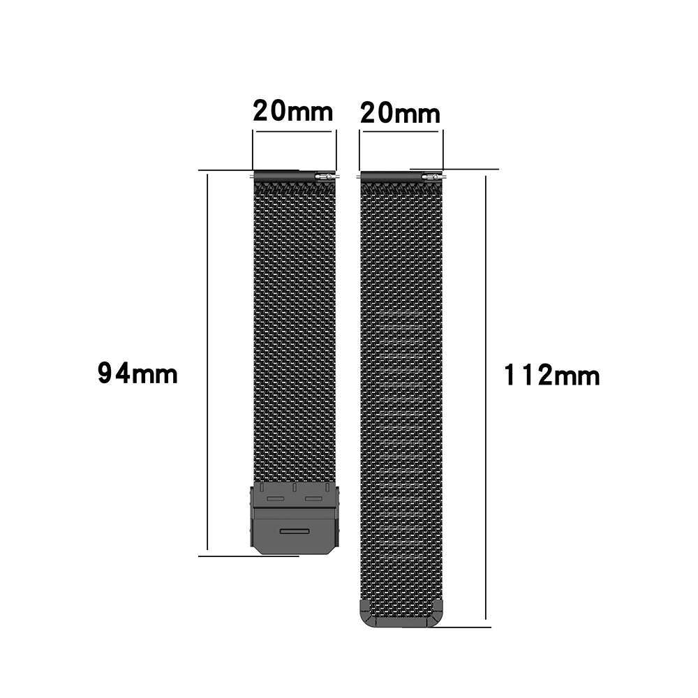 

Hot Sale Metal Milan Bracelet Strap For Xiaomi Huami Amazfit Bip BIT Lite