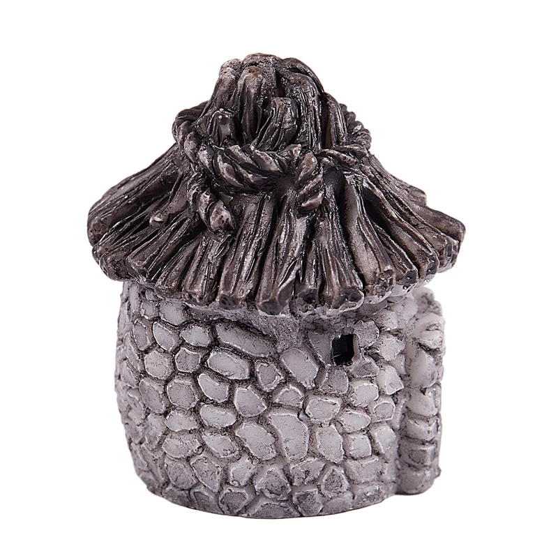 Мини DIY кукольный домик Миниатюрный коттедж Террариум Сказочный Садовый Гном мох