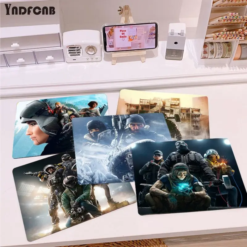 

YNDFCNB Vintage Cool Rainbow six siege Laptop Computer Mousepad for CS GO/LOL Top Selling Wholesale Gaming Pad mouse