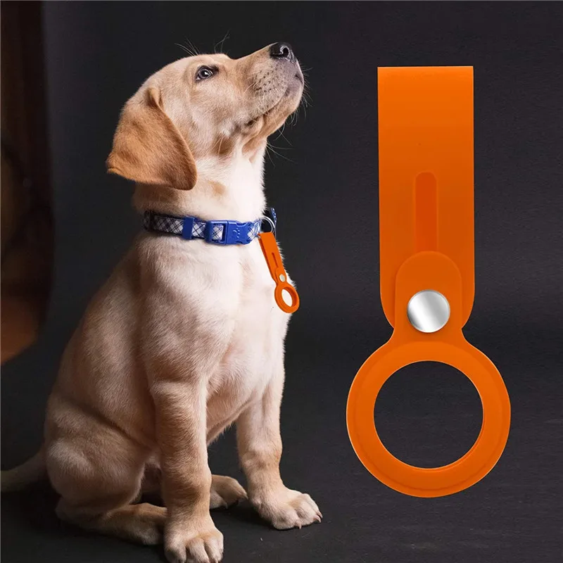 silicone for apple airtags loop case protective sleeve for apple locator tracker anti lost device keychain protective sleeve hot free global shipping