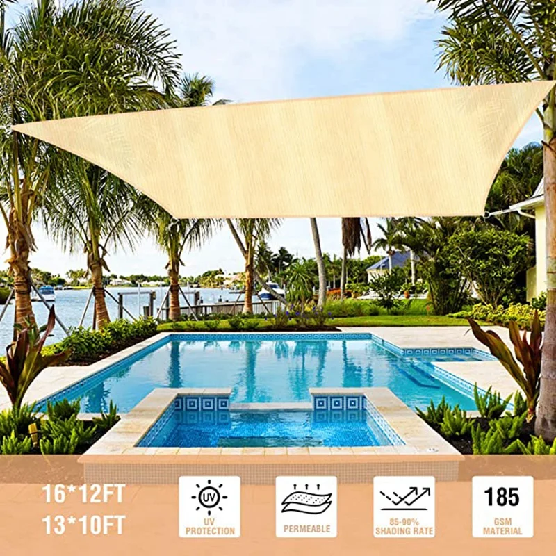 

Maison Voile 2.5X 95% UV Sail for Outdoor Facilities and Activities in the Yard with Pergola Du Jardin Patio