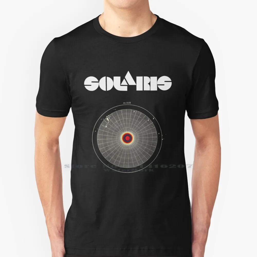 

Футболка Solaris из 100% чистого хлопка с принтом тарковски, конформиста, сталкера, советского фильма Kubrick 2001 A Space The Shining