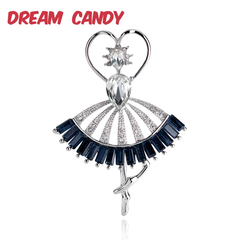 Фантазийные элегантное платье с украшением в виде кристаллов танцевальная брошь