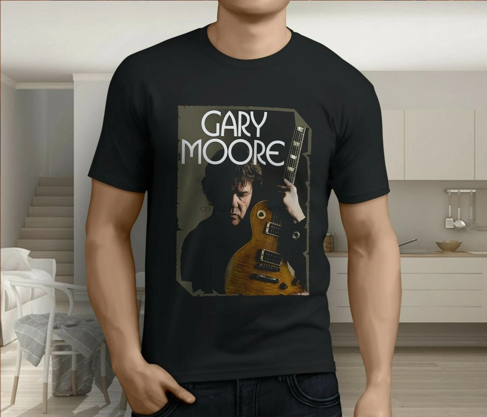 Новый Гэри Мур с гитары рок amp Blues гитариста Для мужчин комплект из черной кофты