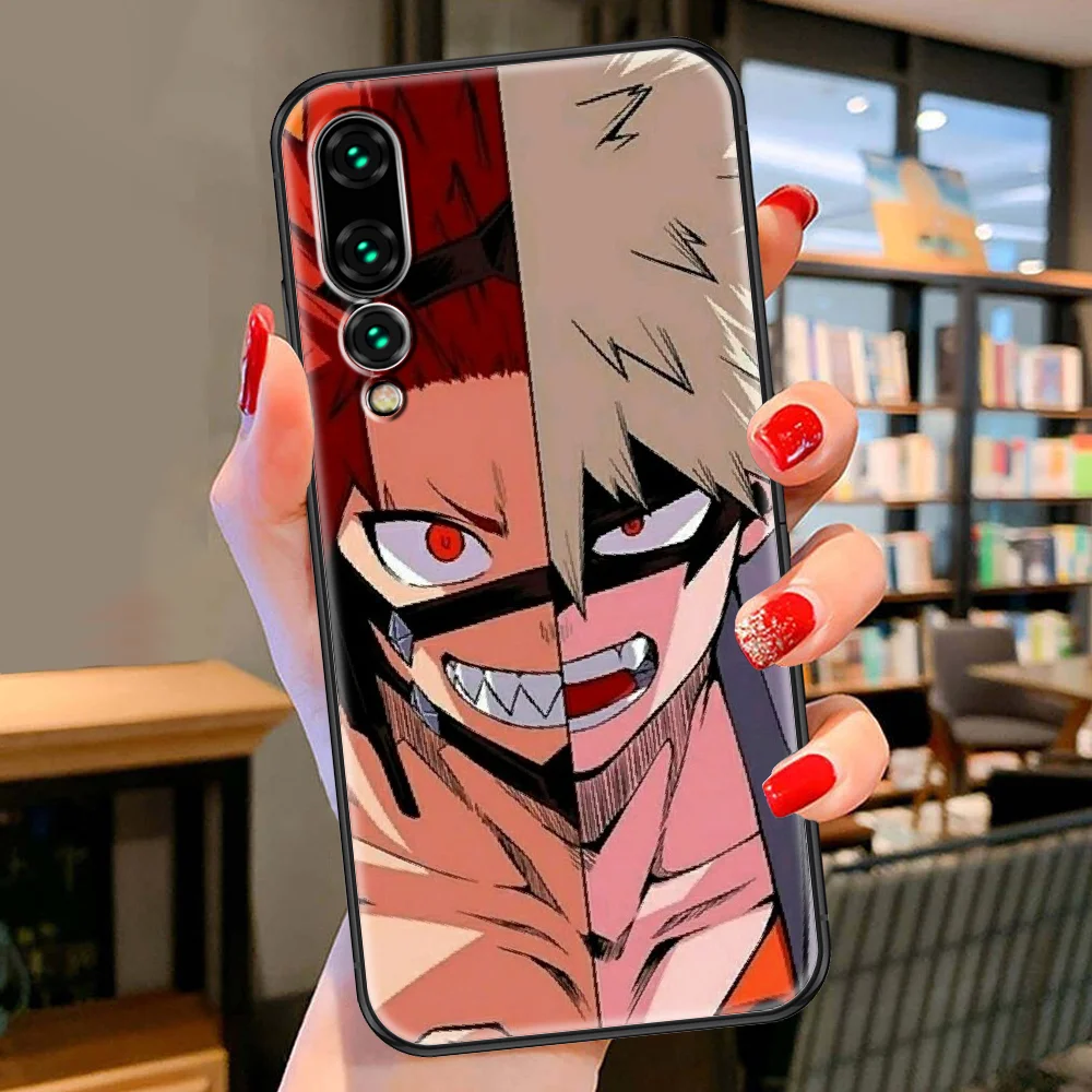 Чехол для телефона Eijiro Kirishima моя геройская Академия Huawei P Mate P10 P20 P30 P40 10 20 Smart Z Pro Lite