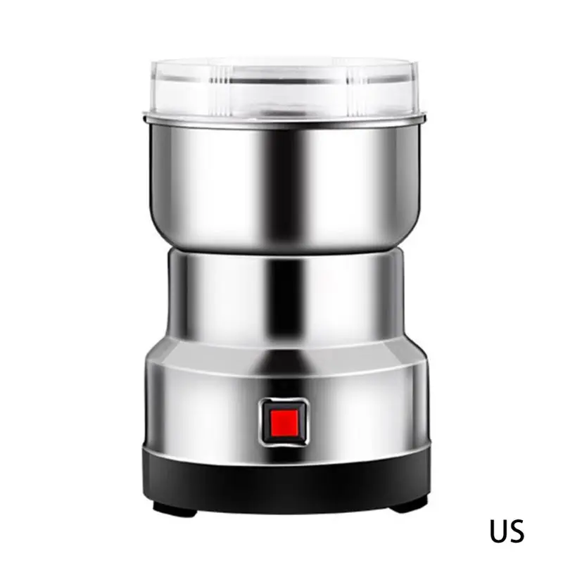 Electric Coffee Grinder Multifunction Stainless Steel Blade Spice Mill Blender M2EE