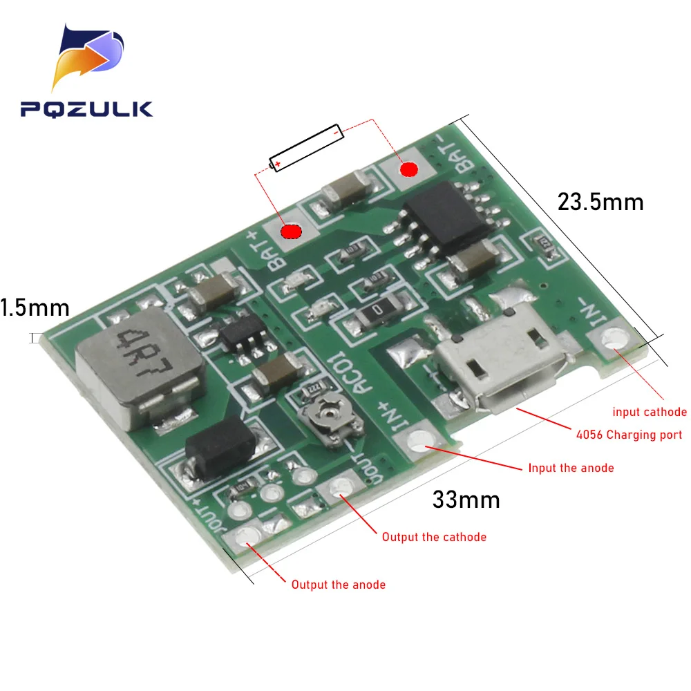 Плата зарядного устройства для литий-ионного аккумулятора 18650 3 7 в 4 2 стандартный