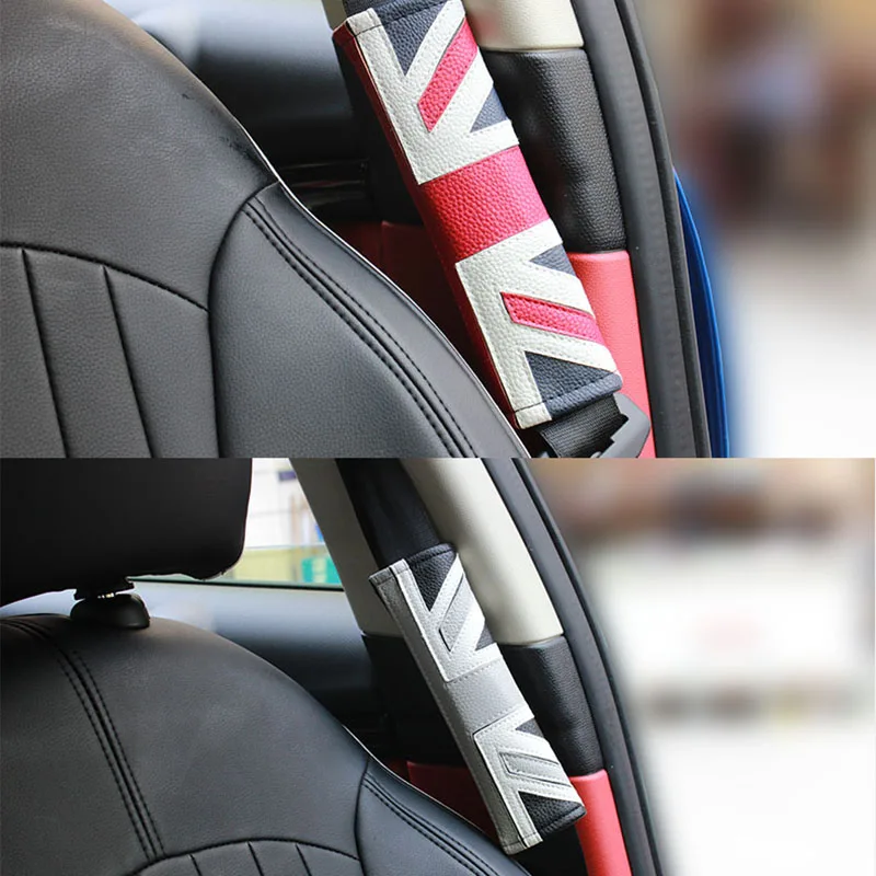 

PU Safety Seat Belt Cover Shoulders Pad For MINI Cooper JCW One S Countryman Paceman Clubman F55 F56 F60 R60 R61 R56 Car Styling