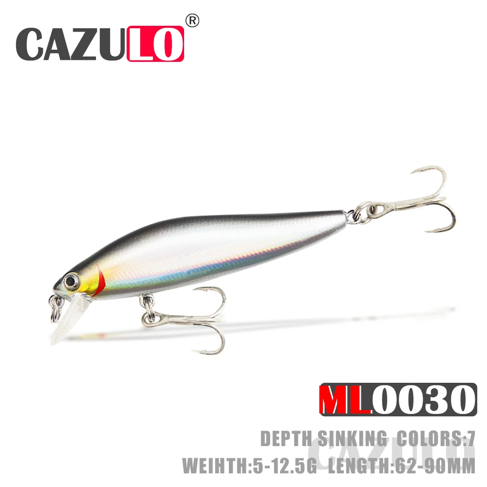 

Minnow Fishing Accessories Lure Isca Artificial Weights 5-12.5g Sinking Pesca Bait Wobblers Trolling For Pike Fish Tackle Leurre