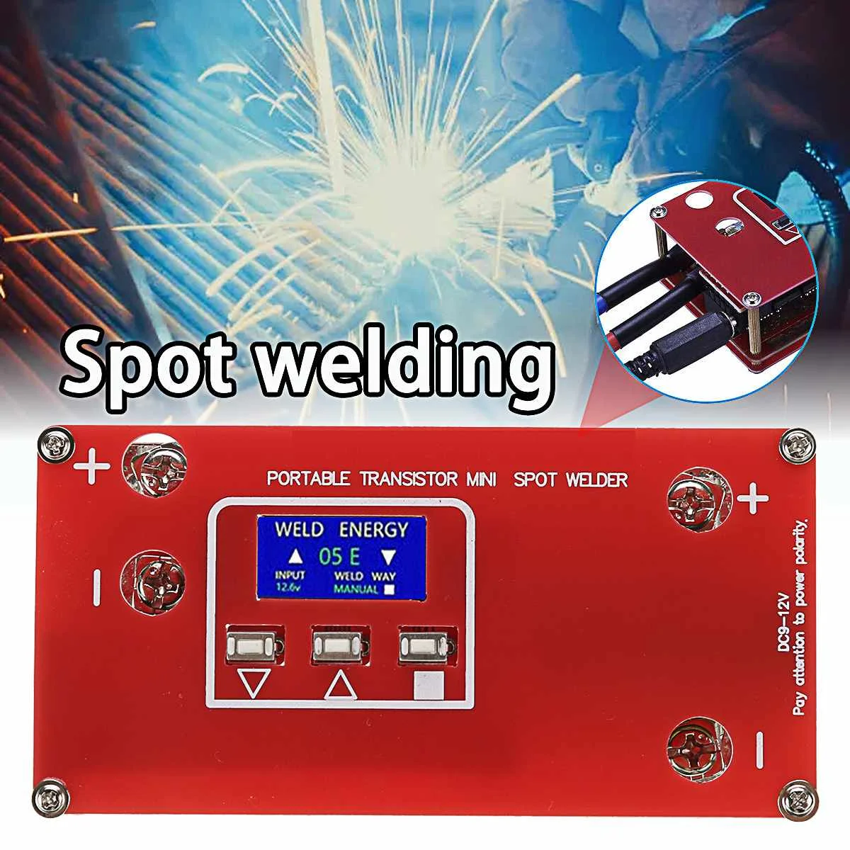 

Portable Mini Spot Welder DIY Welding Machine LCD Display 18650 Battery Various Welding Power Supply Spot Welder Welding Machine