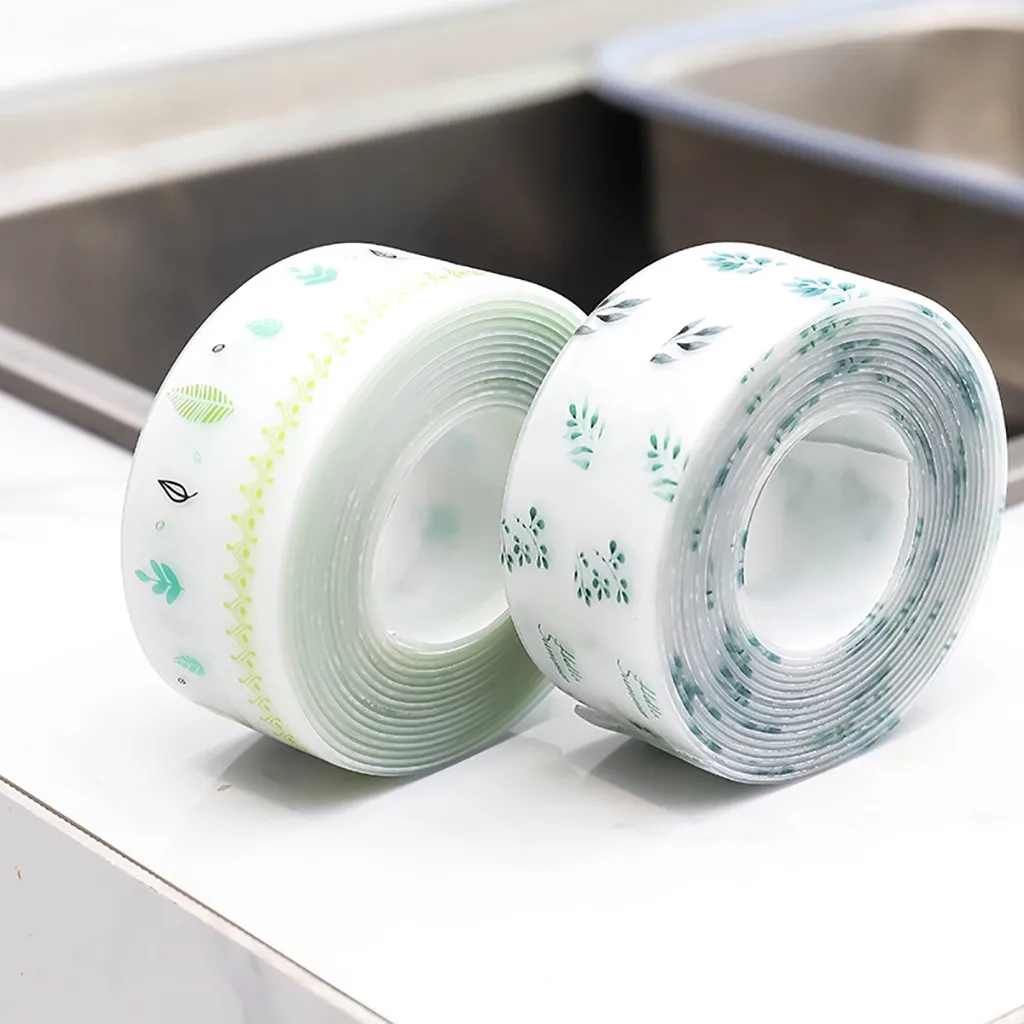 Кухонная раковина Водонепроницаемая плесень сильная самоклеящаяся прозрачная