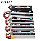 12 шт., аккумулятор HRB Lipo 2S 3S 4S 6S 4000 мАч 1500 мАч 2200 мАч 5000 мАч 6000 мАч 7000 мАч 11,1 В 14,8 в 22,2 в XT90 XT60 для радиоуправляемого автомобильного дрона